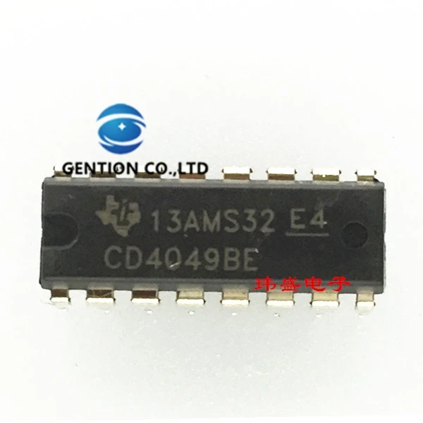 20 pz CD4049 CD4049BE CD4049UBE DIP16 chip logico disponibile 100% nuovo e originale