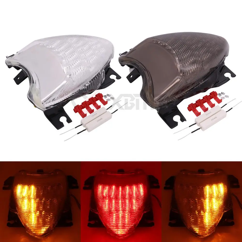 Motorcycle LED Tail Light Brake Turn Signals Integrated For Suzuki Boulevard M109R Inirvoer 1800 VZR1800 M1800R 2006- 2019