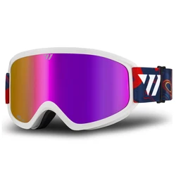 Lunettes de ski professionnelles anti-buée UV400 pour hommes et femmes, lunettes de neige, lentille double couche, nouvelle marque