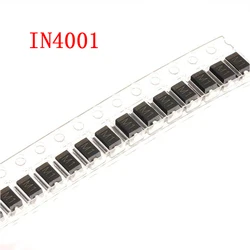 100PCS IN4001 DIODE SMA M1 1N4001 SMD 1A 50V Rectifier Diode