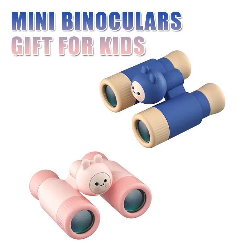 

Mini Cute Kids Binoculars Zoom Cam Lens Portable Detachable Design Outdoor Toys Telescope Children Birthday Gift for Boys Girls