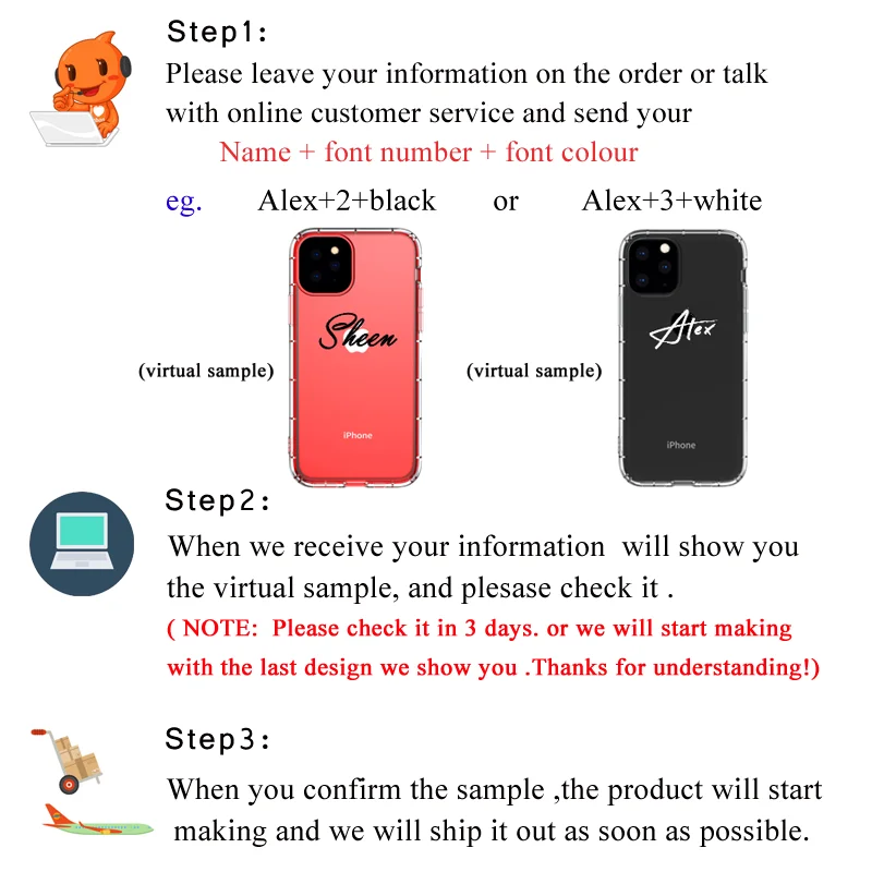 Funda personalizada con imagen de logotipo de tu nombre para iphone, 11 pro max, XS MAX, XS, XR, 6/7/8plus, funda suave de TPU, diseño DIY con nombre