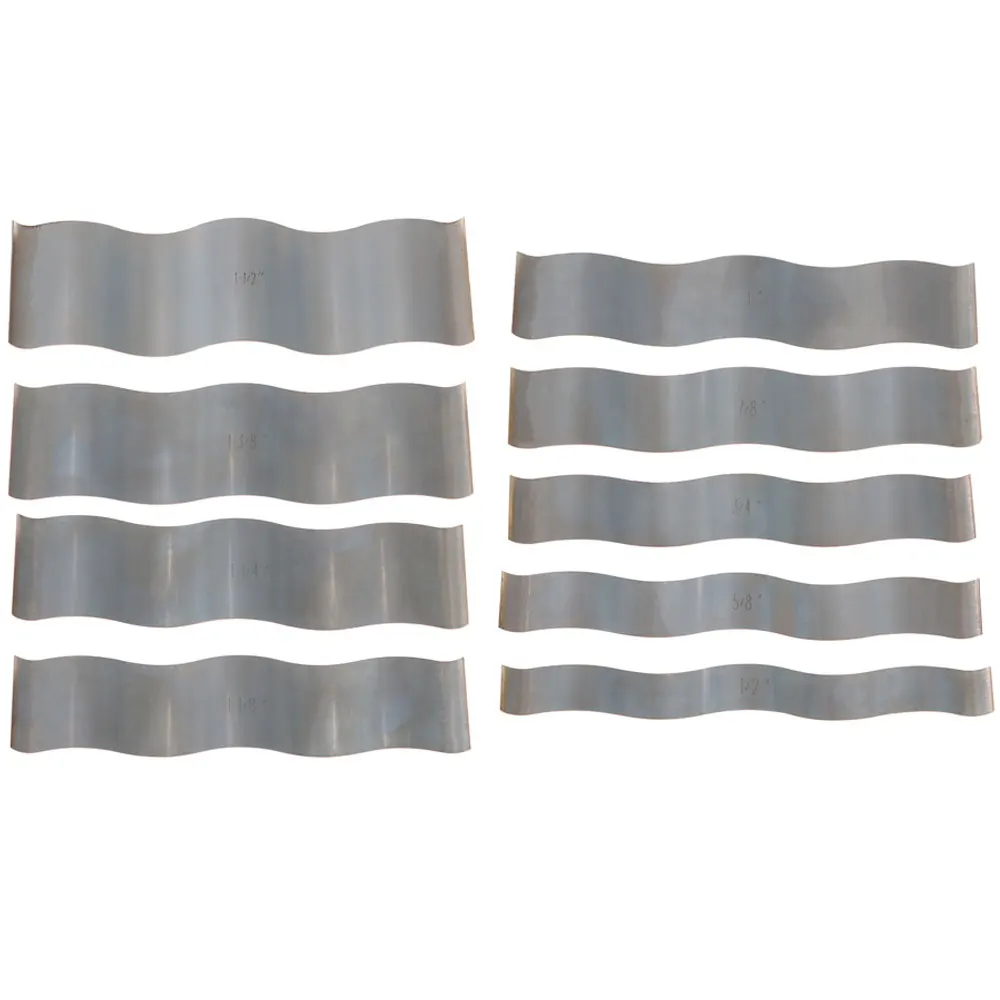 9 Pair Precise 1/8" Wavy Steel Parallel Parallels.0002" Hardened 18 Pcs Set