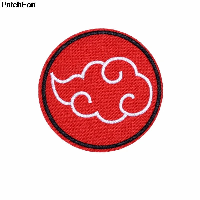 A2643 Patchfan Anime cloud Embroidered Patch Sewing Applique for Jacket Jeans Shoes Backpack Badges