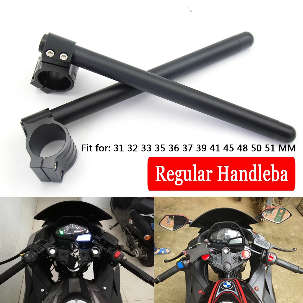 CNC Fork Tube Clip-On Handlebars 22cm 7/8