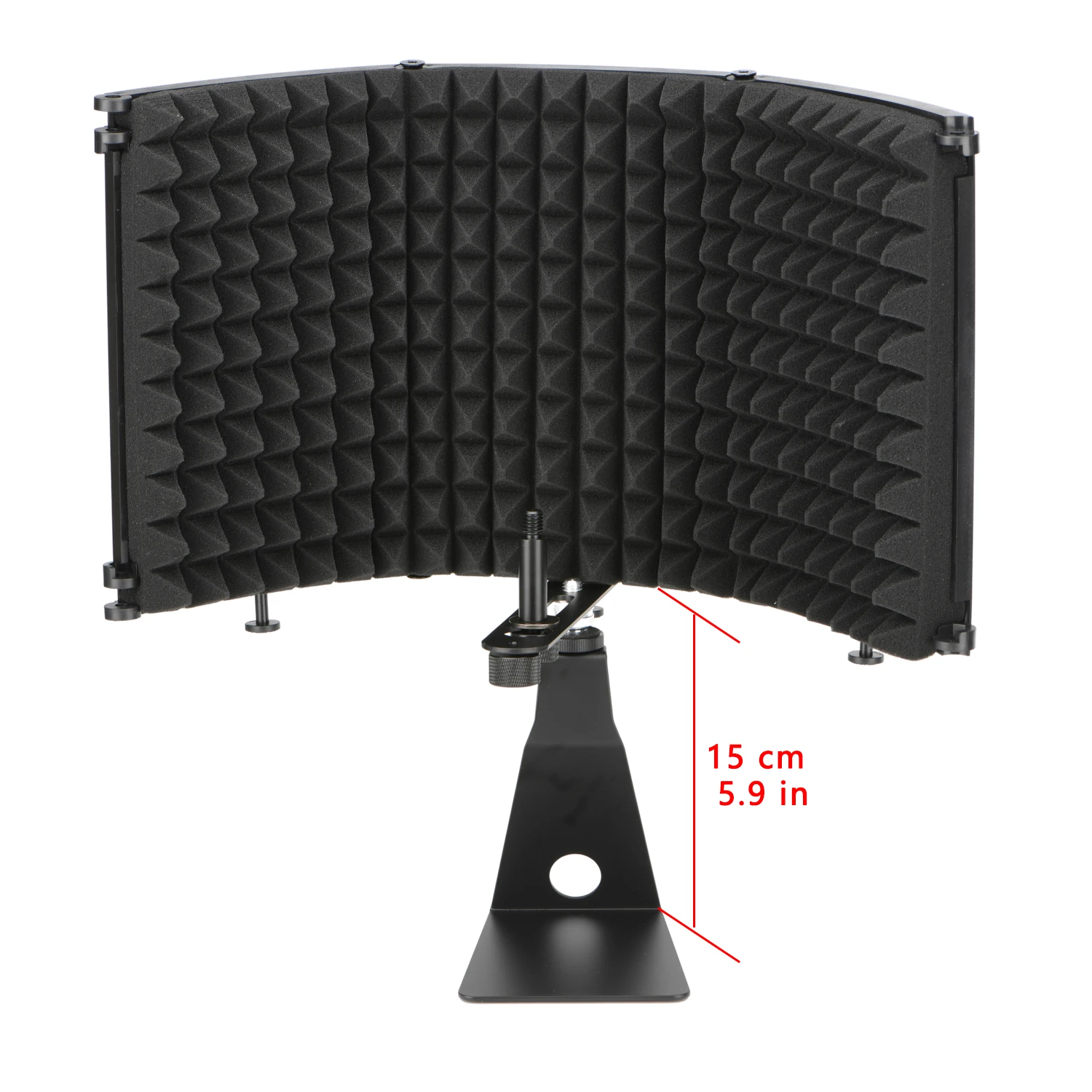 Freeboss-protector de pantalla de viento para micrófono, FB-PS68(69), ángulo ajustable, plegable, reducción de ruido, absorción de sonido