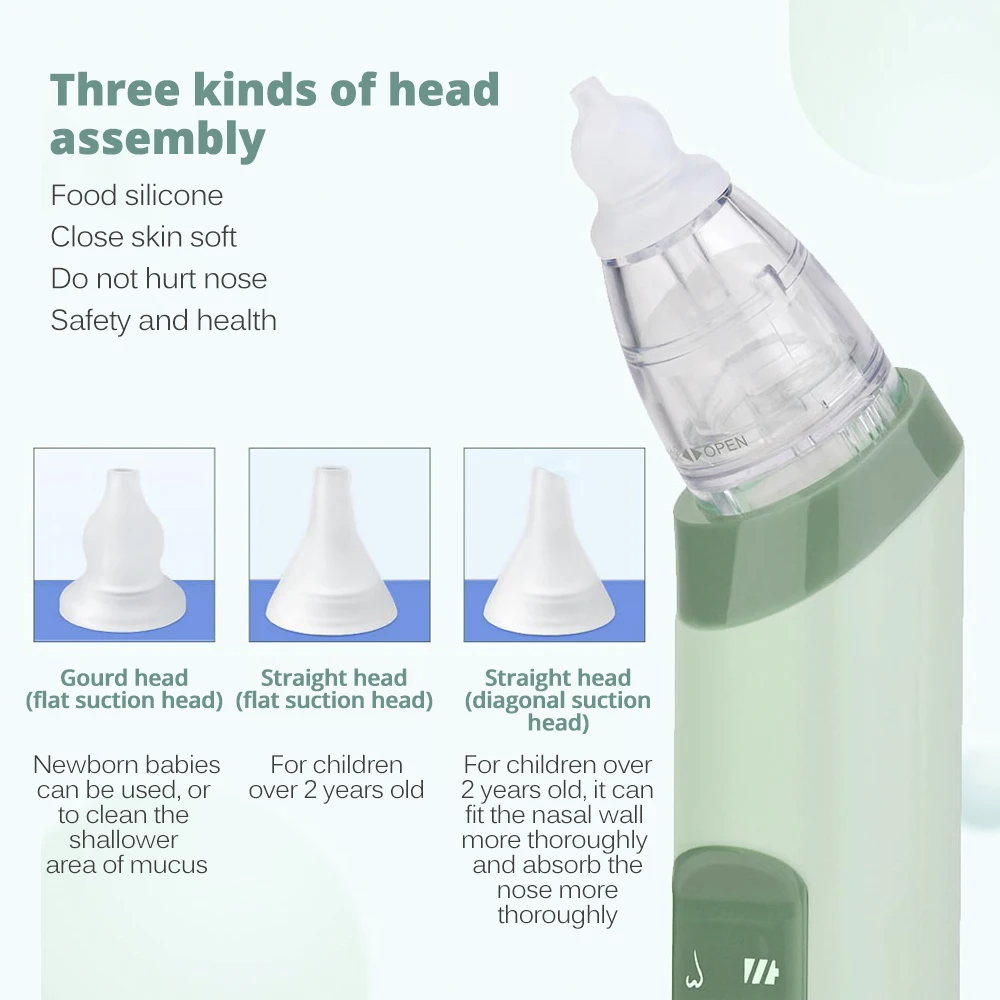 Baby Nasal Aspirator Adjustable suction Nose Cleaner Newborn infantil Safety Sanitation Nasal dischenge patency tool