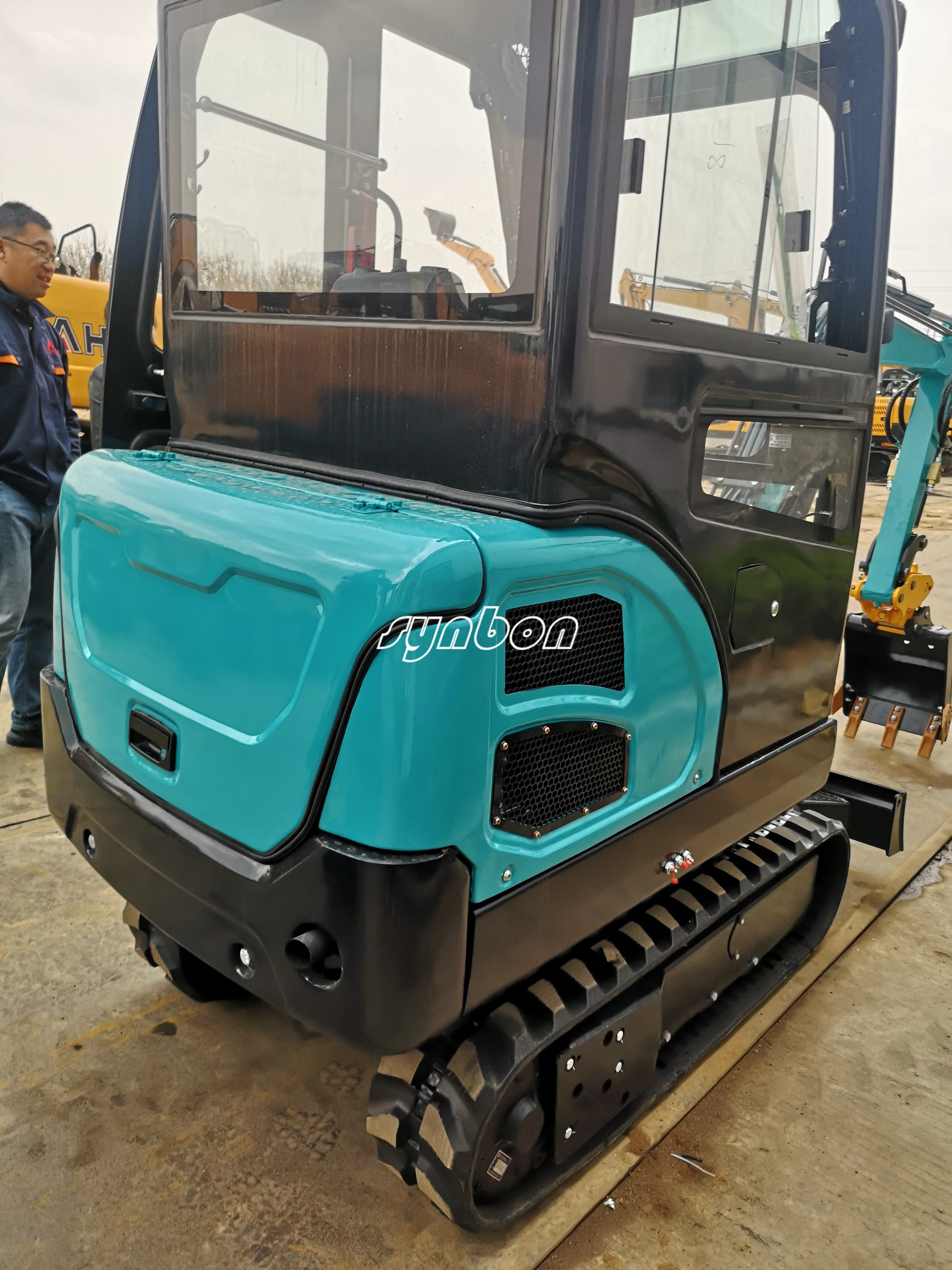 Mini Đào 1.8Ton Khoang Xe Tomica Nhỏ Bagger SYNBON Máy Đào