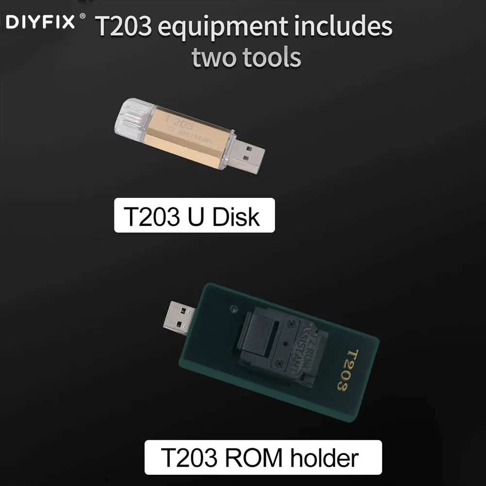 Original T203 iCloud Activation Unlock Tools T203 U Disk And T203 ROM Holder For Macbook Pro Air EFI Firmware Pin Code Unlocking