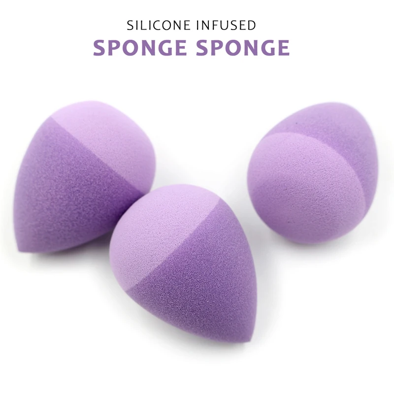 Silicone Infused Super Beauty Makeup Sponge - Save Makeup Ditch Germs Extra-Soft Makeup Sponge Blender