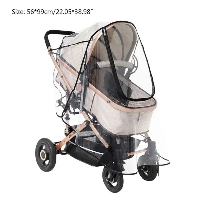 Universal Stroller Rain Cover Trolley Umbrella Raincoat Baby Car  Weather Shiel Drop shipping