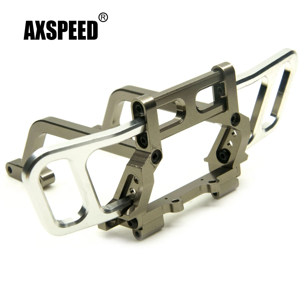 

AXSPEED Metal Alloy Front Bumper Bull Bar for Axial Wraith 90018 1/10 RC Crawler Car Truck Model Upgrade Parts