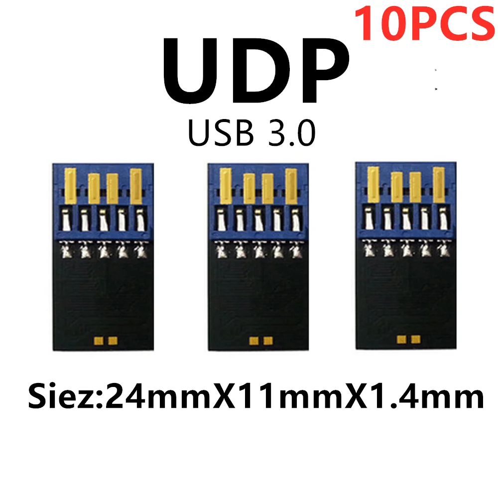 

10PCS wholesale UDP USB 3.0 chip memory flash 4G 8G 16G 32G 64GB 128GB Long U disk semi-finished Universal chip pendrive Factory