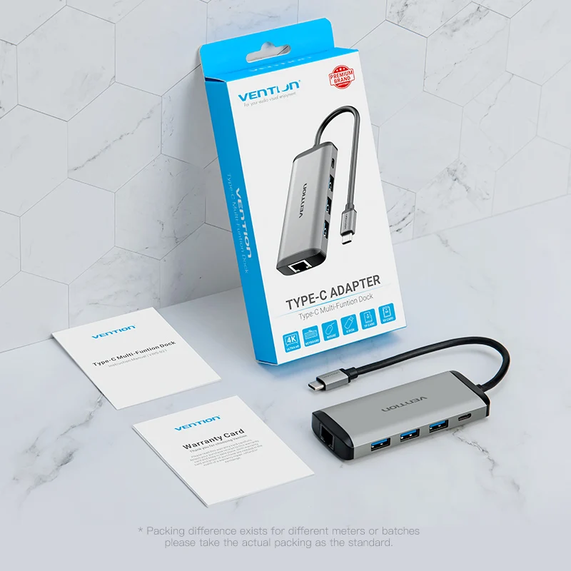 Vention USB HUB C HUB إلى متعدد USB 3.0 HDMI محول حوض ل ماك بوك برو اكسسوارات USB-C نوع C 3.1 الفاصل 3 ميناء USB C HUB