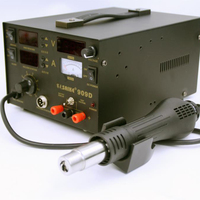 Soldering iron+Hot Air Gun+Power Supply 220V/110V SAIKE 909D Soldering/Hot air gun rework station 3 in 1