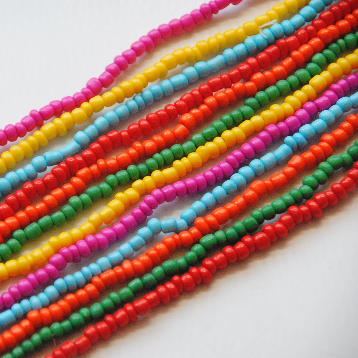 6 / 10 Pcs Elastic Waist Bead Chains for Women African Belly Beads Colorful Beach Bikini Body Belly Chain Elastic Jewelry Girls