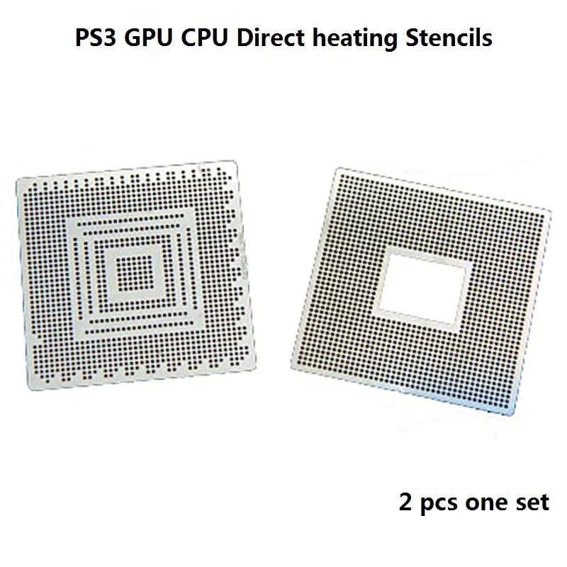 Direct Heating Stencil For PS3-GPU PS3-CPU CXD2971GB  CXD2982GB CXD2982AGB CXD2982BGB BGA Reballing Tin Planting Mesh 0.6MM