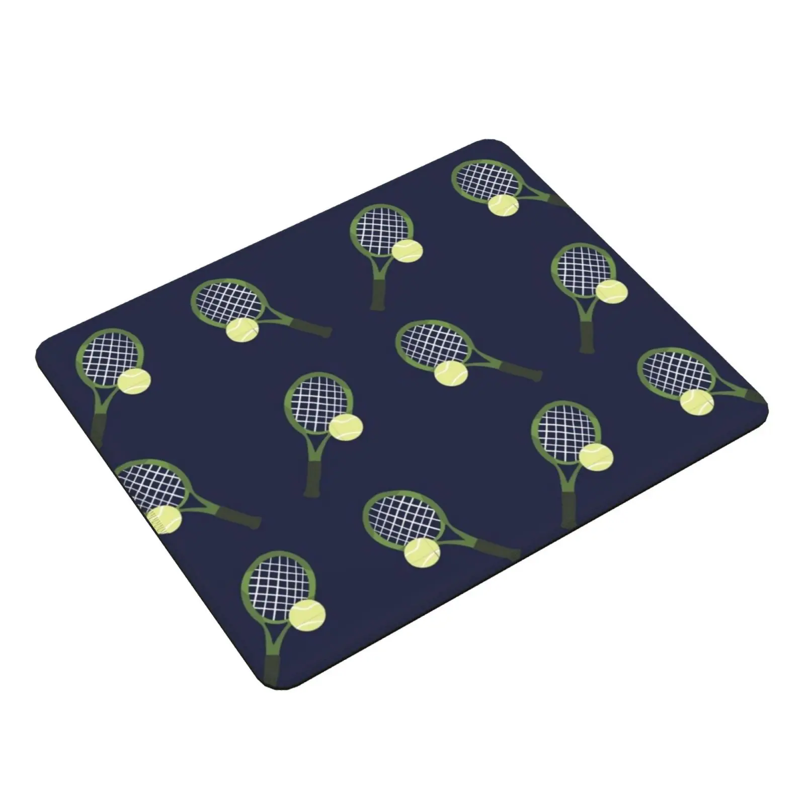 Tennis Pattern Mouse Pad DIY Print Carlikazoo Carli Mano Tennis Tennis Ball Ball Tennis Racket Tennis