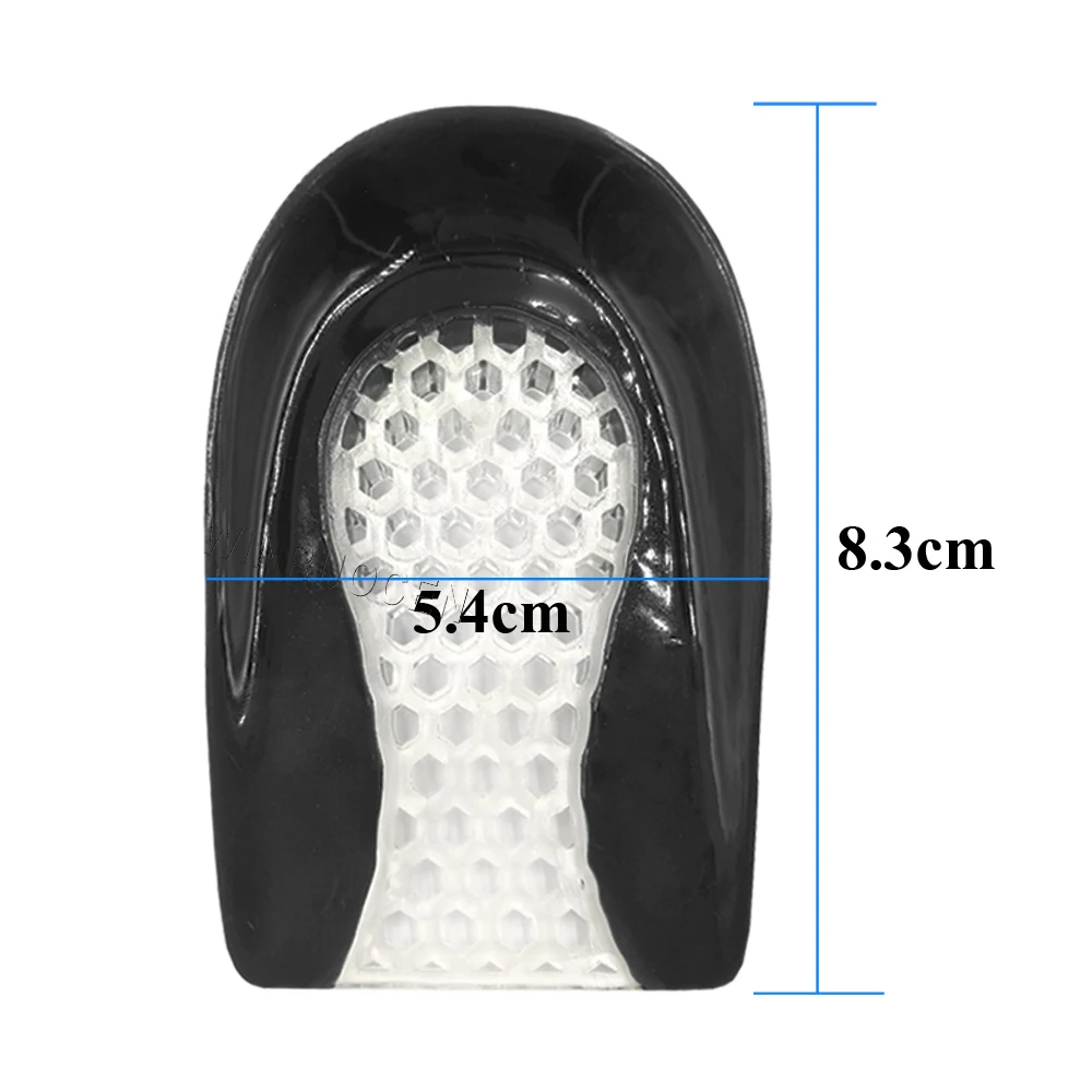 1 คู่เจลพื้นรองเท้าซิลิโคนผู้ชายผู้หญิงส้นรองเท้า insoles soles บรรเทาอาการปวดเท้า Spur Support รองเท้า Pad รองเท้าส้นสูงแทรก