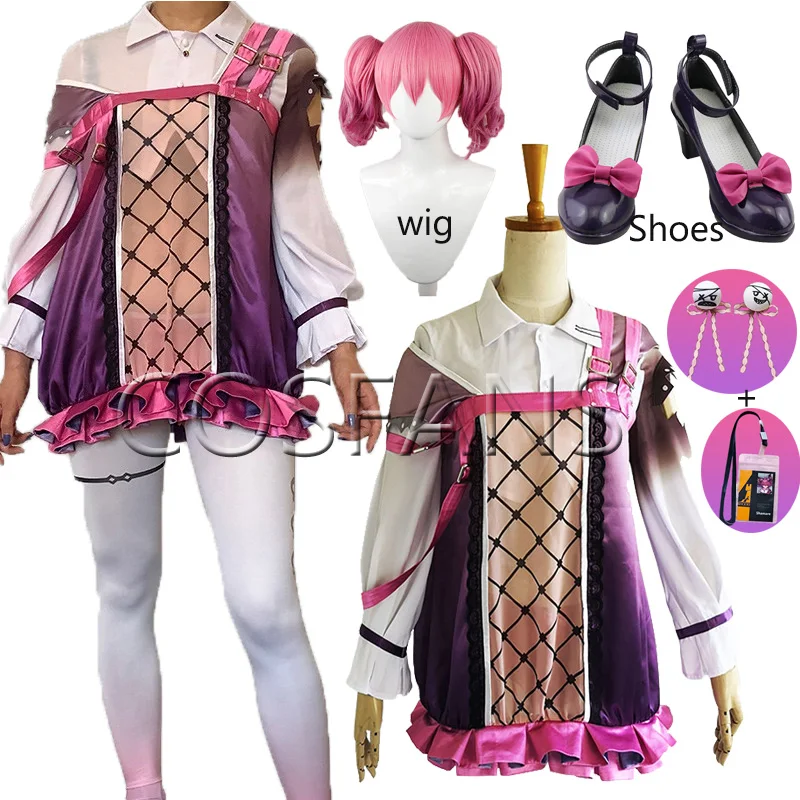 HOT! Game Arknights Shamare Cosplay Costume New Member Supporter Shamare Uniforms Halloween Costumes for Women Girls Fancy Dress