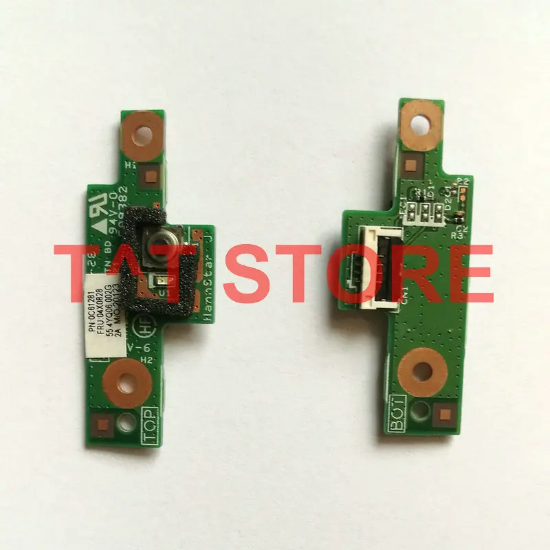 original FOR THINKPAD T431S SERIES LAPTOP POWER BUTTON BOARD 04X0828 0C61281 48.4YQ10.021 works well free shipping