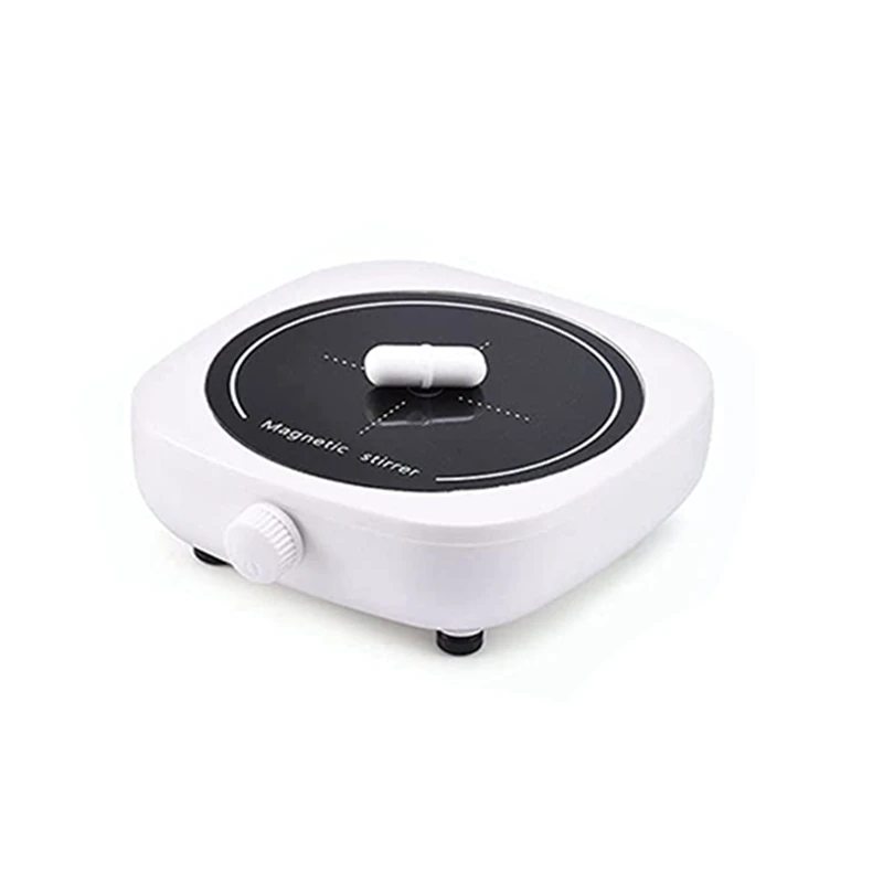 Magnetic Stirrer Mini Lab Stir Mixer Portable Stirrer Plate with Stir Bar 2L 4000RPM for Laboratory EU Plug