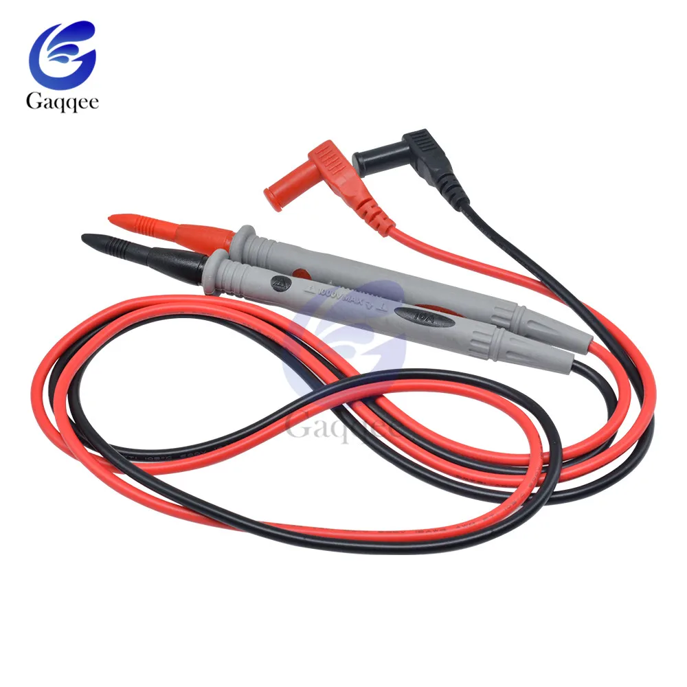 2pcs Universal Probe Test Leads Pin for Digital Multimeter Needle Tip Multi Meter Tester Lead Probe Wire Pen Cable 20A 10A 1000V