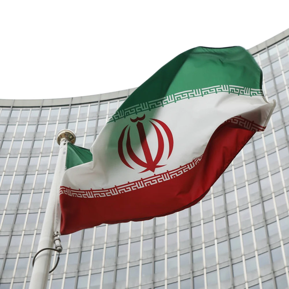 موجة 90X60cm IRN IR جمهورية إيران الإسلامية العلم إيران العلم راية البوليستر راية تحلق العلم