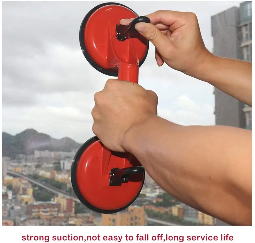 Furuix Premium Quality Heavy Duty Ceramic Glass Suction Cup Double Handle Puller/Lifter/Gripper