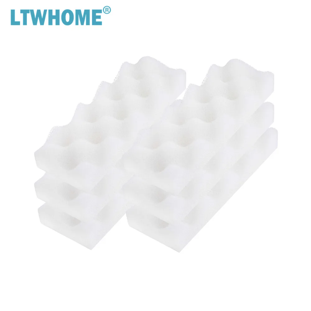 LTWHOME Bio Foam Filter Pads Fit For Fluval Bio-Foam Max 07 Canister Filter 206 / 207 & 306 / 307