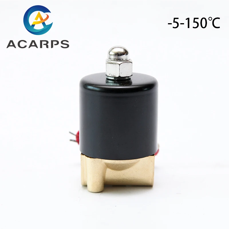 

1/4" High Temperature Normally Closed Solenoid Valve 12V 24V 220V 110V Solenoid Valve With VITON Seal