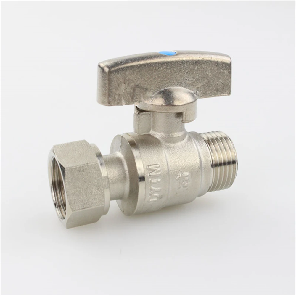 Internal And External Wire Live Ball Valve Copper Ball Core Straight Through Hot And Cold Water Switch Ball Valve