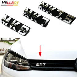 Car Front Grille Emblem Badge Decals Sticker For VW GOLF 6 7 MK6 MK7 MK7.5 2008-2018 Volkswagen Car Styling Accessories