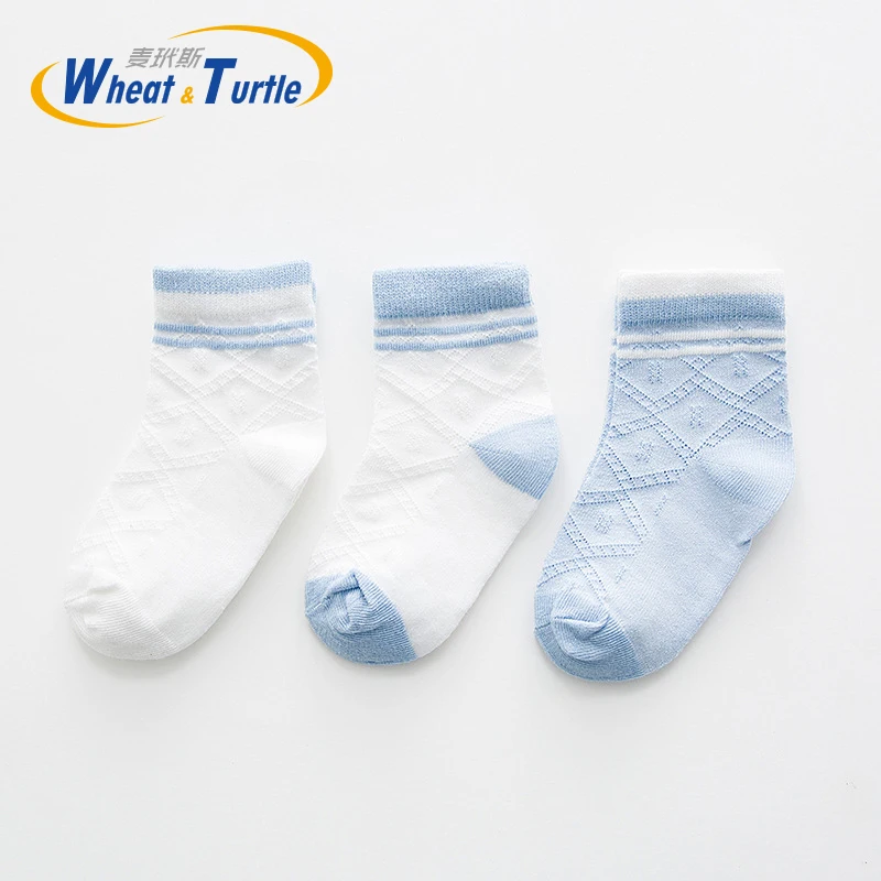 3Pcs/Lot Mother Kids Children's Clothing Socks Cotton Unisex Spring Autumn  For Baby Child Feet Protect Ani-Smell 