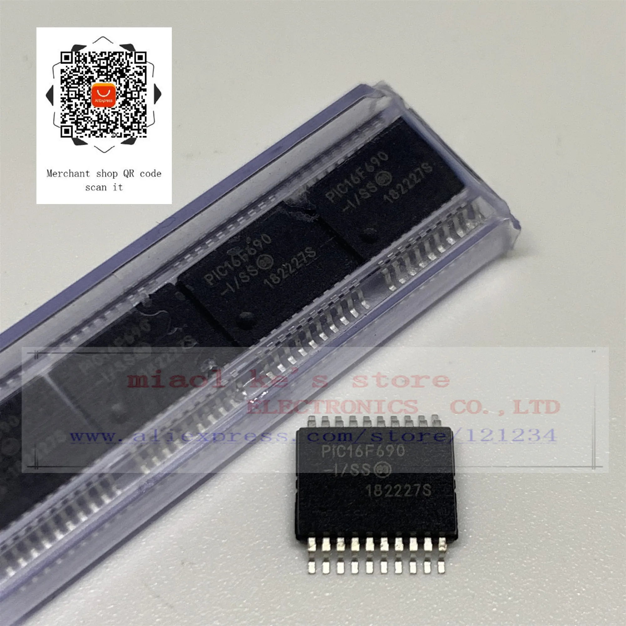 [ 5pcs/1lot ] 100%New original; PIC16F690-I/SS PIC16F690 -I/SS 16F690-I/SS - IC MCU 8BIT 7KB FLASH 20SSOP