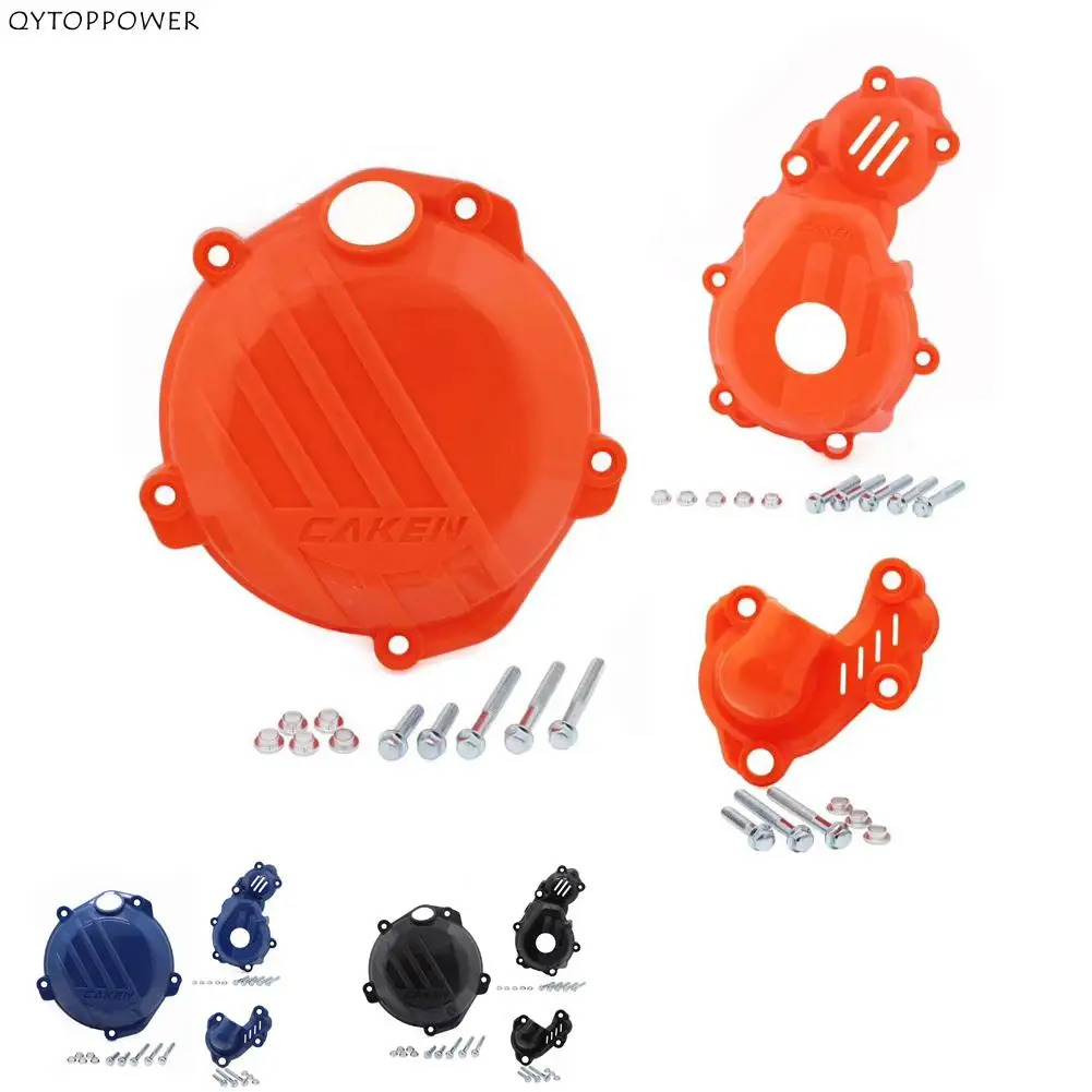 Motorcycle Water Pump Guard Clutch Engine Ignition Protector Kit For Husqvarna FC250 FC350 2016-2021 SX-F250 350 2016-2019