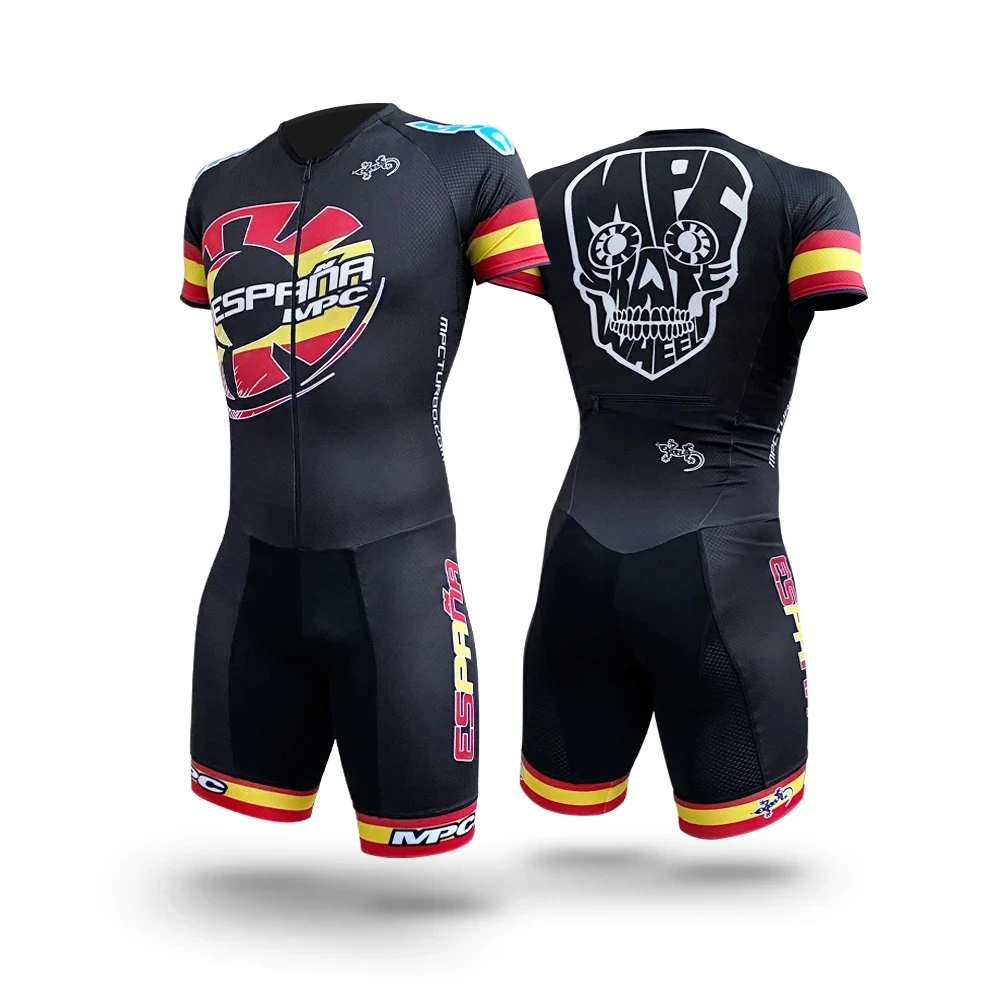 MPC-Maillot de Cyclisme Speed pour Homme, Combinaison de Skate à Roulettes en Ligne, Patinage Rapide, Vêtements TriDuvet