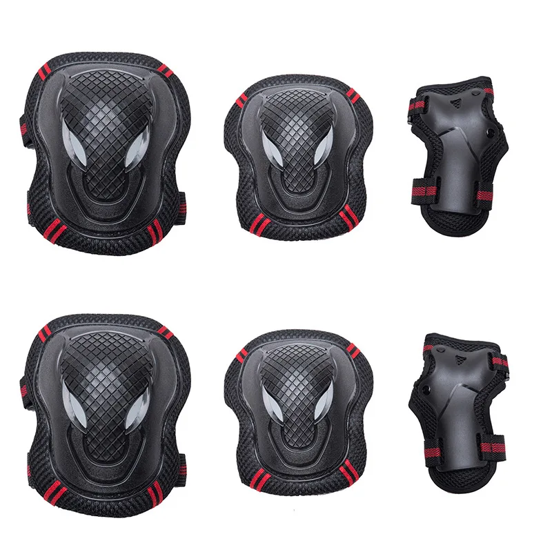 

Three-piece protective gear for adults and children, roller skates, skateboards, bicycle knee pads, elbow pads and wrist pads