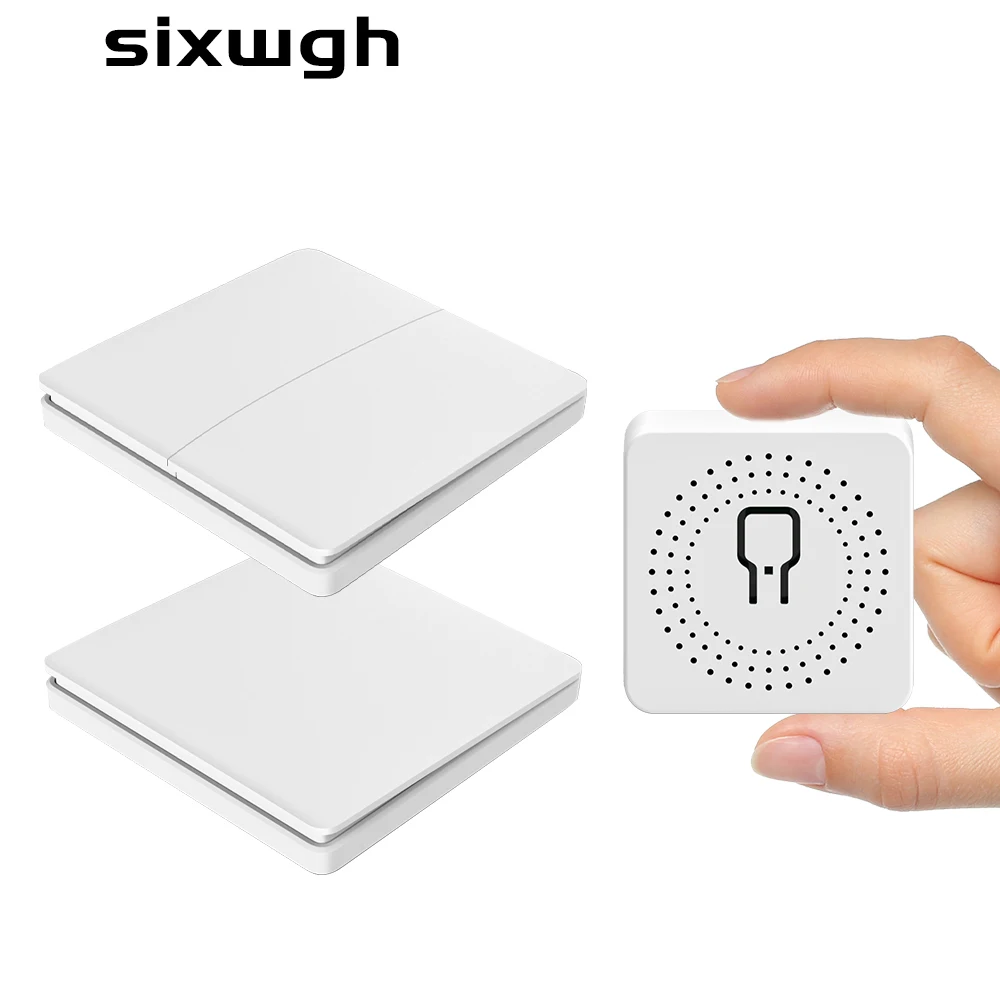 2022 Newest 16A 433Mhz Wireless Kinetic Energy Switch 2 way Push Button Waterproof Light Switch Remote Controller Wall Swit