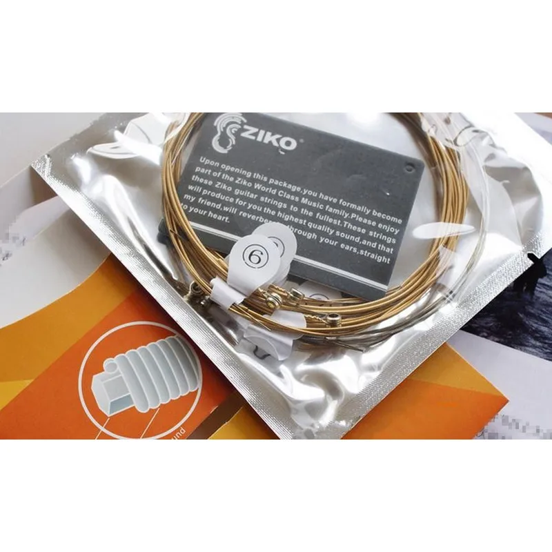 ZIKO 010-048 DP-010 Acoustic Guitar Strings Musical Instruments Phosphor Bronze Strings Accessories Parts