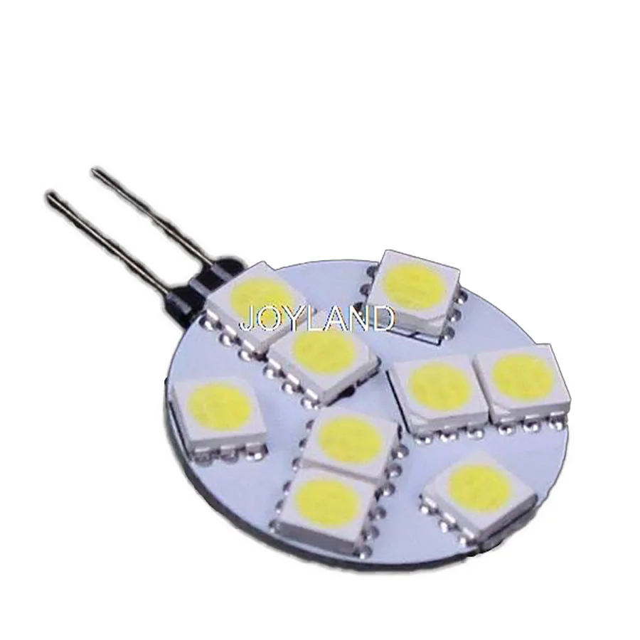 

10Pcs/Lot 1.8W SMD 5050 9LEDs G4 LED 12V Lights 3000K Warm White Cool White 6500K LED Bulb Lamp Spotlight