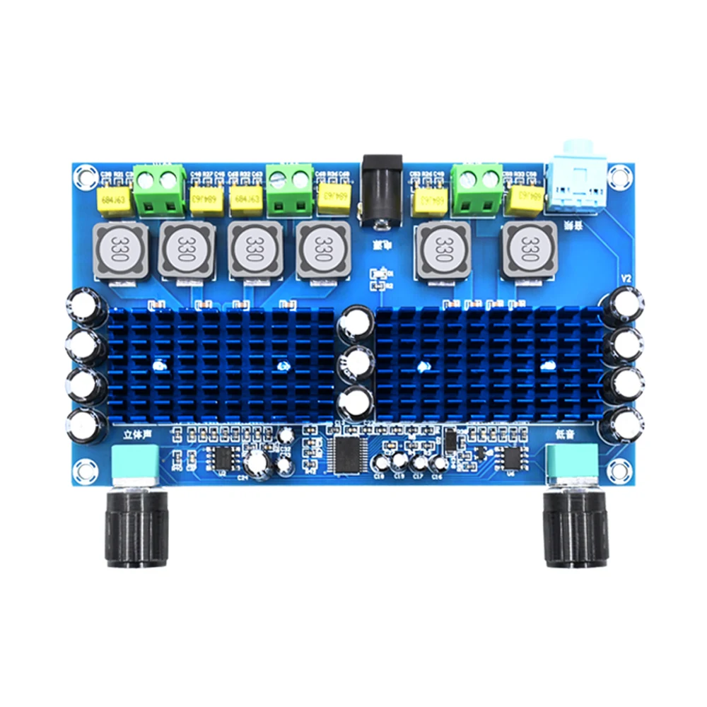 50W * 2 + 100W 디지털 파워 앰프 TPA3116D2, 듀얼 채널 오디오 앰프 보드