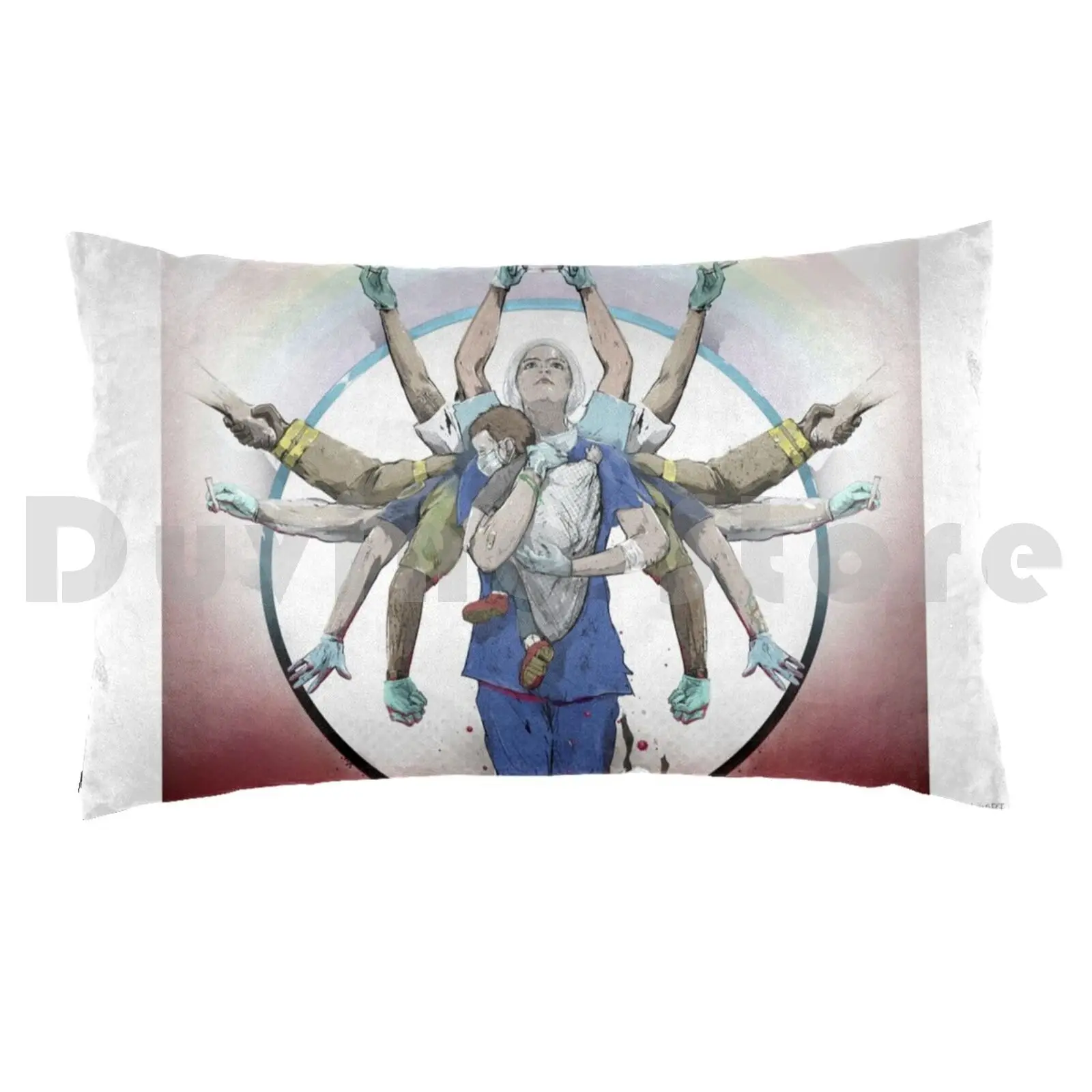 ‘ld Solis’ Pillow Case Printed 35x50 Nurse Frontline