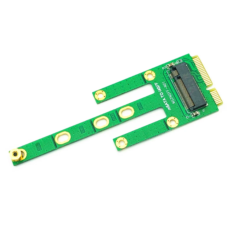 mSATA 3.0 to M.2 NGFF SATA SSD Adapter Board Riser Card for PC Computer M.2 SATA SSD B Key to mSATA Raiser mSATA to M.2 Adapter