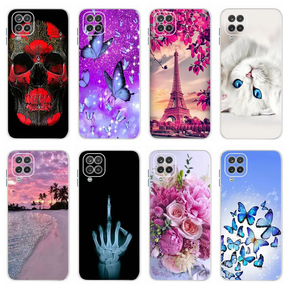 TPU Painted Case For Samusng Galaxy A12 Case Silicon Anti-knock Cover For Samsung A12 A 12 6.5