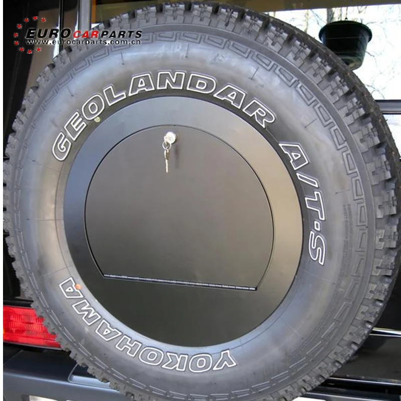 W463 sparewheel cover fit for g class W463 G500 G55 G63 rear spare wheel cover with lockable compartment for G wagon