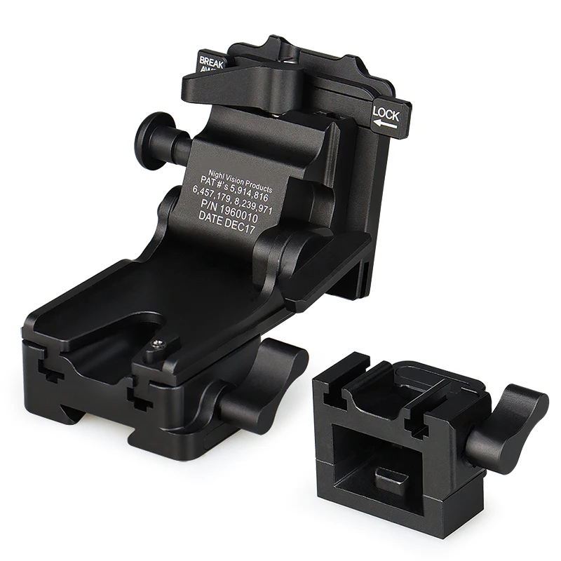 Tacitcal Standard PVS14 Dovetail J Arm Adapter Rhino TD-O1 Goggle NVG HYPER Helmet Fast Mount Hunting Accessory HK24-0237