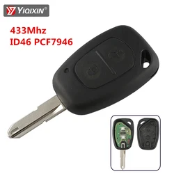 YIQIXIN 2 Taste Remote Key Für Renault Master Verkehrs Kangoo Nissan Inter Primastar Für Vauxhall Opel Vivaro ID46 Chip