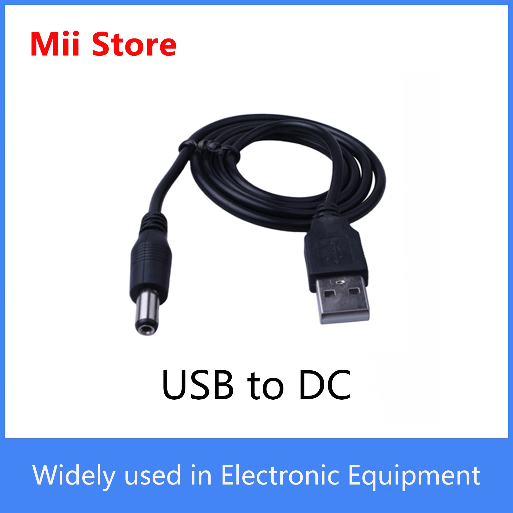 USB to DC 5.5*2.1mm Power Cable DC Power Plug USB 5V Charger power Cable Connector Barrel Jack Power Cable Connector