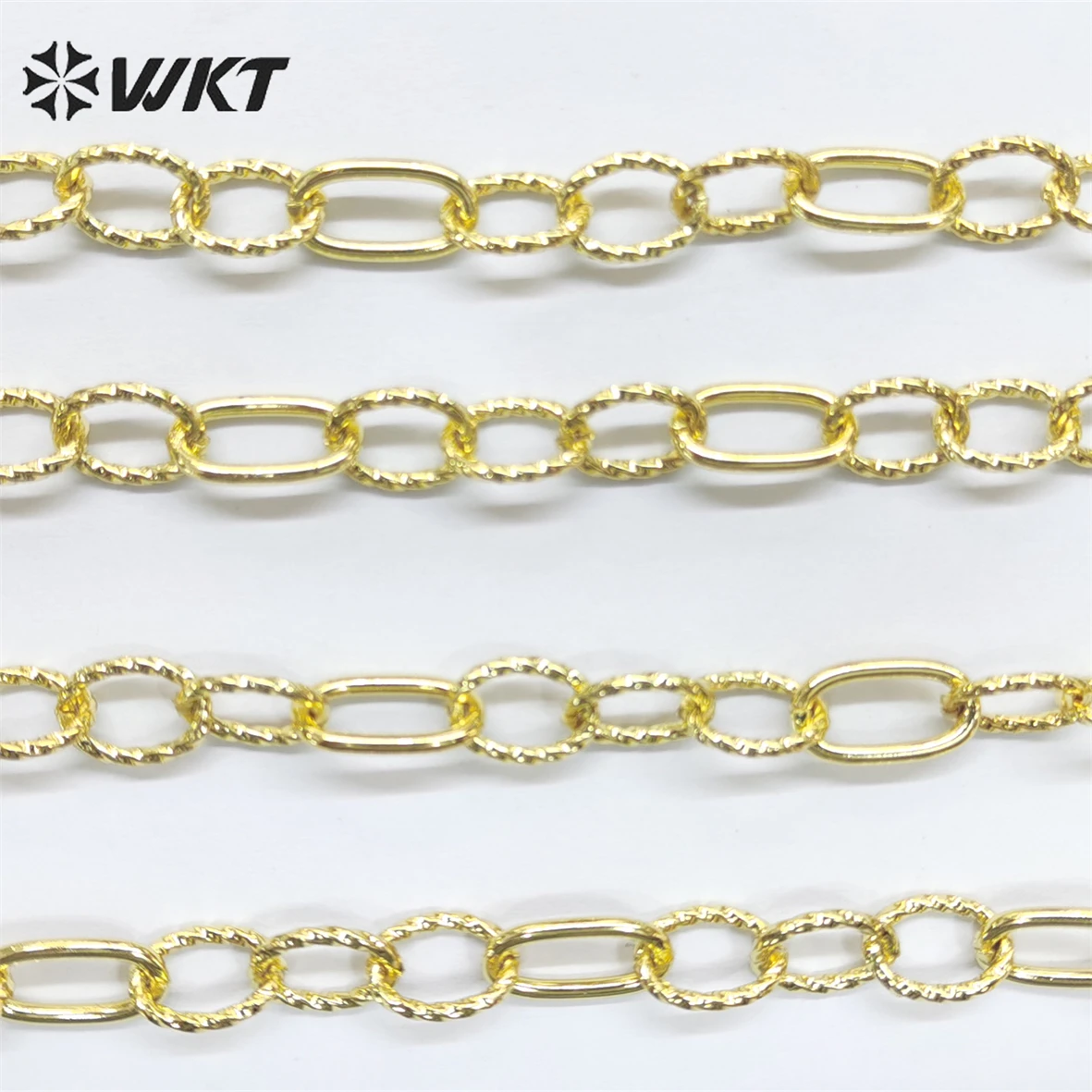 

WT-BC185 WKT Wholesale high quality Zinc Alloy with gold plated chain circle shape mix DIY Super beautiful jewelry accessories